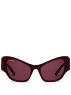 Balenciaga Sunglasses BB0259S 002 BURGUNDY