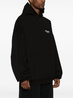 Balenciaga Beverly Hills Embroidered Hoodie Black