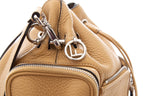 Fendi Mon Tresor Camel Leather Cross-Body Bucket