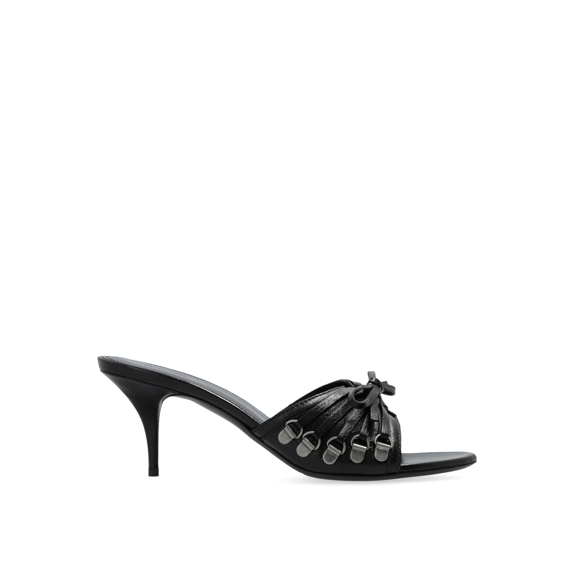 Balenciaga Cagole 70 Leather Sandals Women