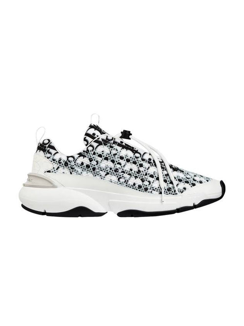 B24 Oblique Technical Fabric Low Top Sneakers White Dior