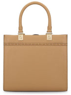 Fendi Logo Sunshine Small Tote Bag Cappuccino