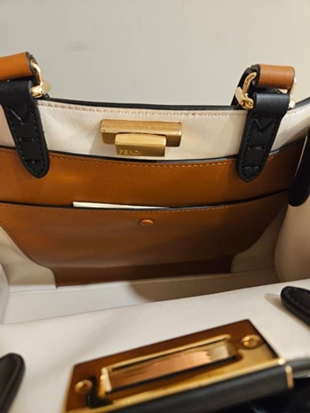 Fendi Peekaboo X Small Tote Bag Black