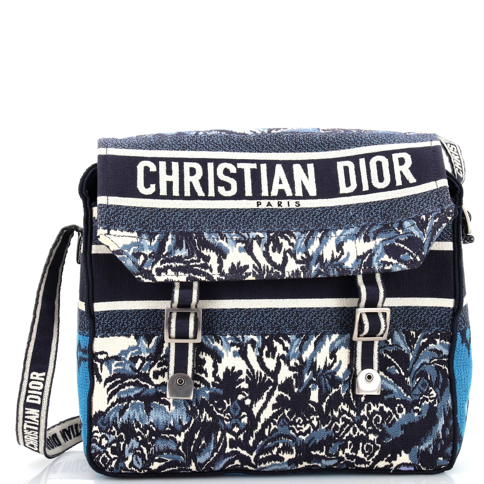 Dior Diorcamp Messenger Bag Embroidered Canvas