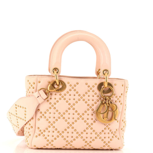 Dior Supple Lady Dior Bag Cannage Studded Lambskin Mini