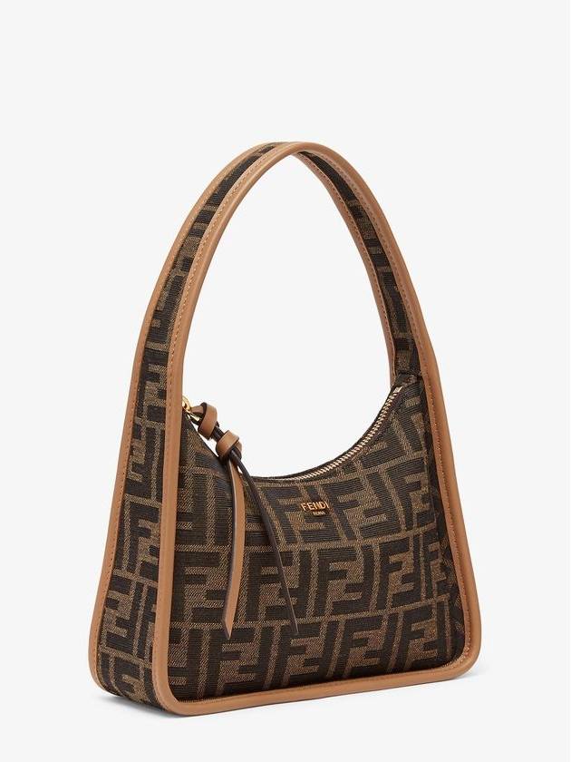 Fendi Pendesense FF Fabric Mini Shoulder Bag Brown