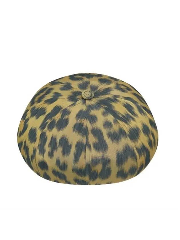 Leopard Men's Beret Yellow Dior