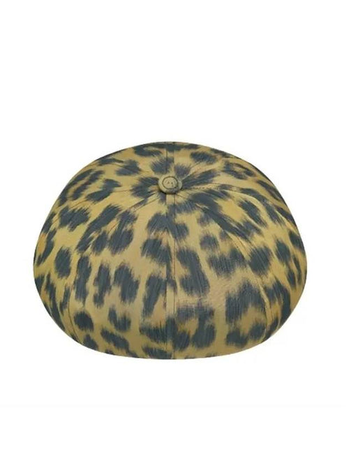 Leopard Men's Beret Yellow Dior