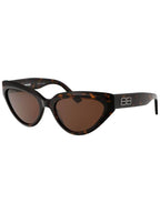 Balenciaga Eyewear Logo Decorated Cat Eye Frame Sunglasses BB0270S