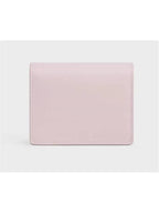 CELINE Triomphe Business Shiny Calfskin Card Wallet Pastel Pink