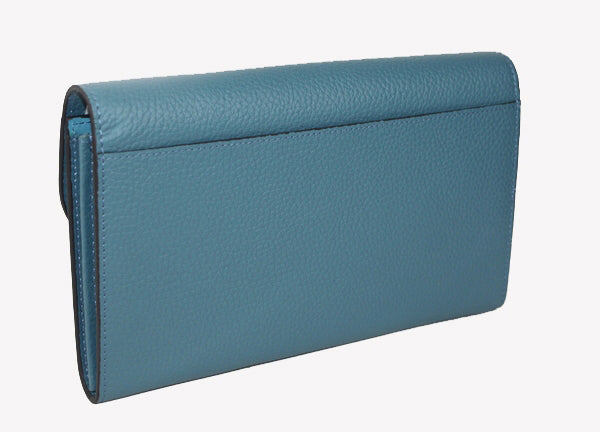 Hermes Wallet H569 Ladies Wallet Blue