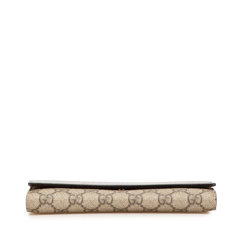 Gucci GG Supreme PVC Long Wallet