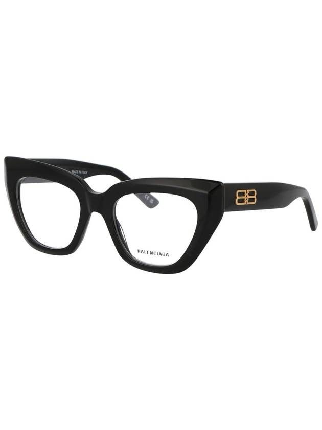 Balenciaga sunglasses BB0238O 001 001 BLACK BLACK TRANSPARENT