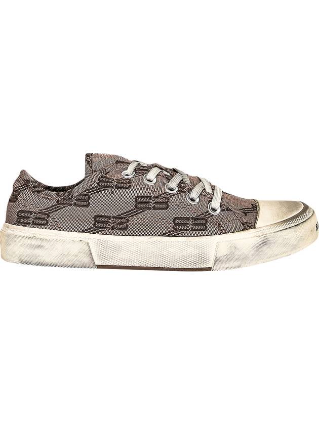 Balenciaga BB Monogram Low-Top Sneakers Grey