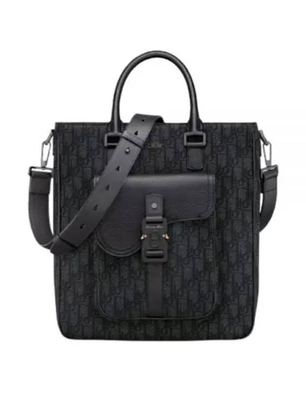 Saddle Bag Tote Bag Black Dior