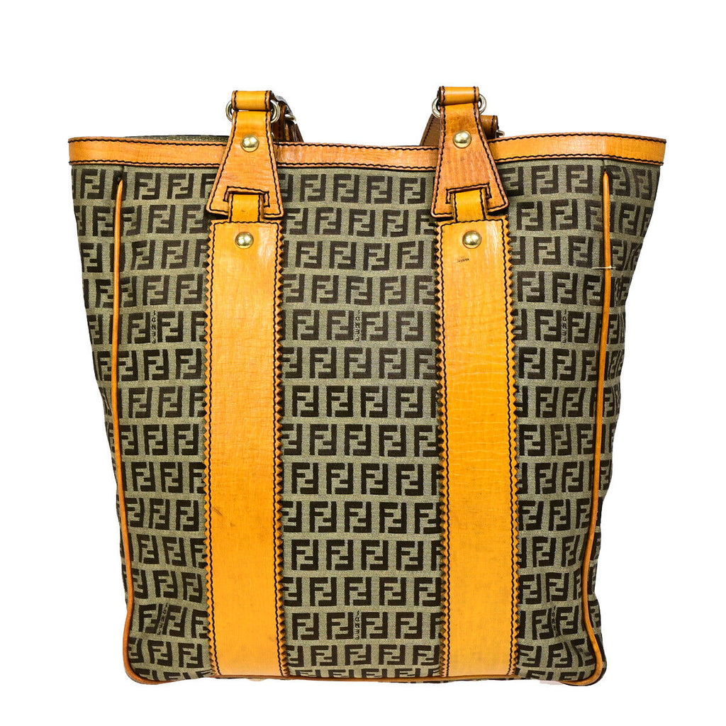 Fendi Zucchino  Canvas Tote Bag ()