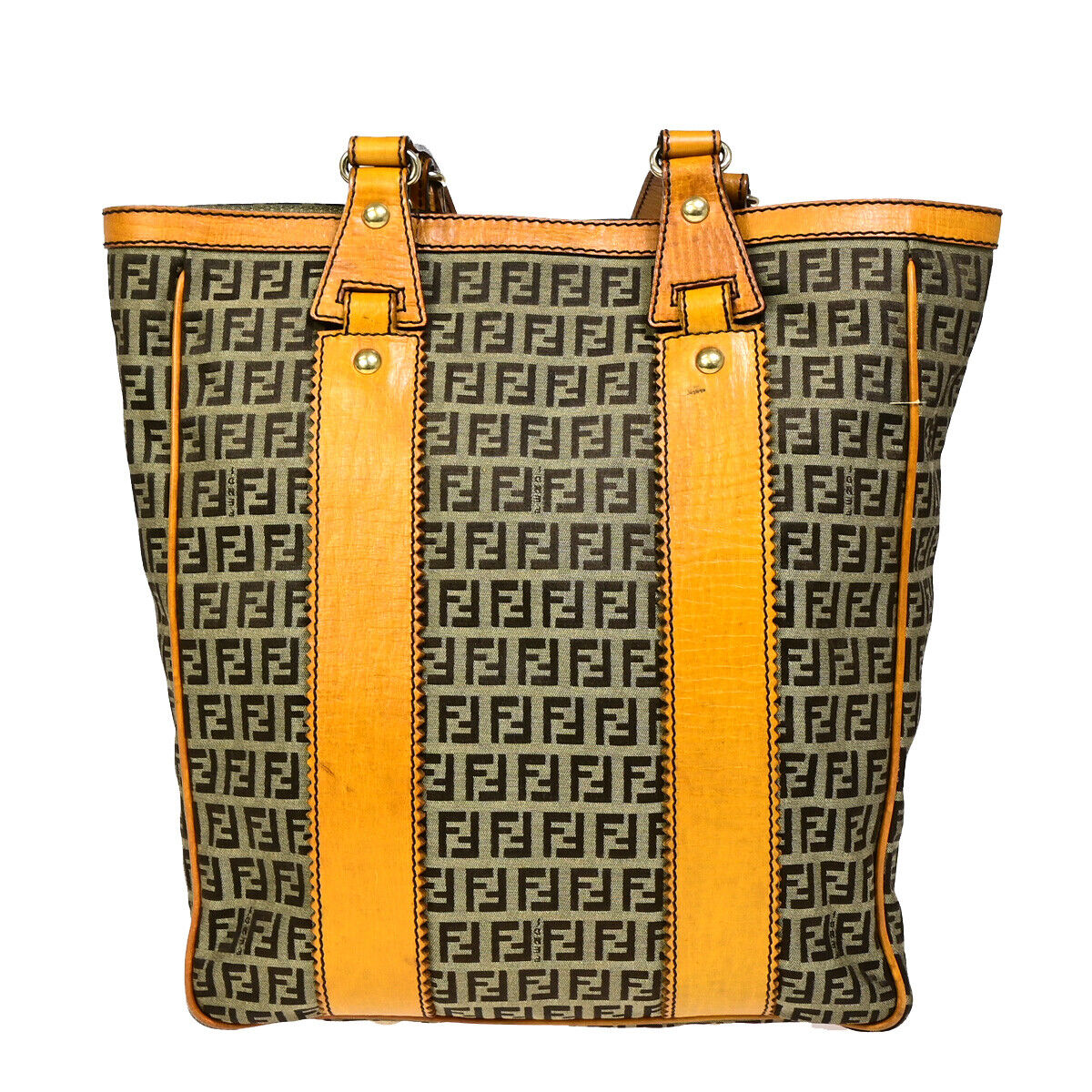 Fendi Zucchino  Canvas Tote Bag ()