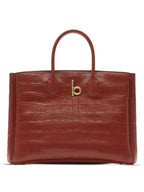 Burberry Rocking Horse Small Tote Bag Rust