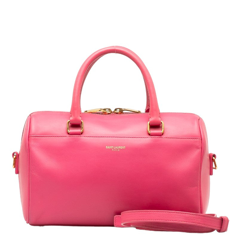 Saint Laurent Baby Shoulder Handbag 2WAY 330958 Pink Leather  Saint Laurent