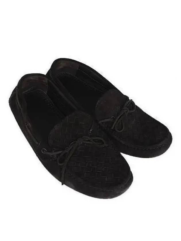 Bottega Veneta Brown Suede Intrecciato Driving Shoes No 260