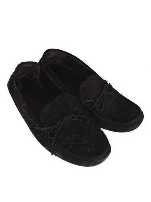 Bottega Veneta Brown Suede Intrecciato Driving Shoes No 260