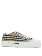 Burberry Vintage Check Cotton Sneakers Archive Beige