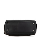 Fendi Dotcom Leather 2WAY Handbag Black