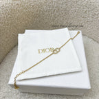 Dior Petit CD Bracelet with Crystals in GHW