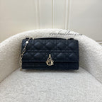 Dior My Dior Mini Bag in Black Cannage Lambskin and LGHW (Model: S0980ONMJ)