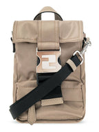 Fendi Mini Econyl Cross Backpack Beige