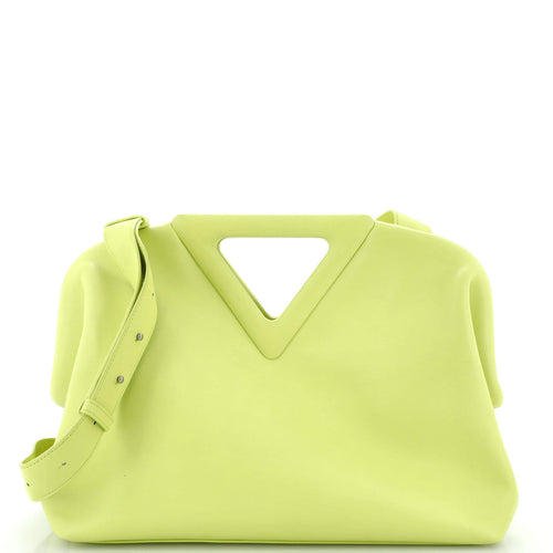 Bottega Veneta Point Shoulder Bag Leather Medium