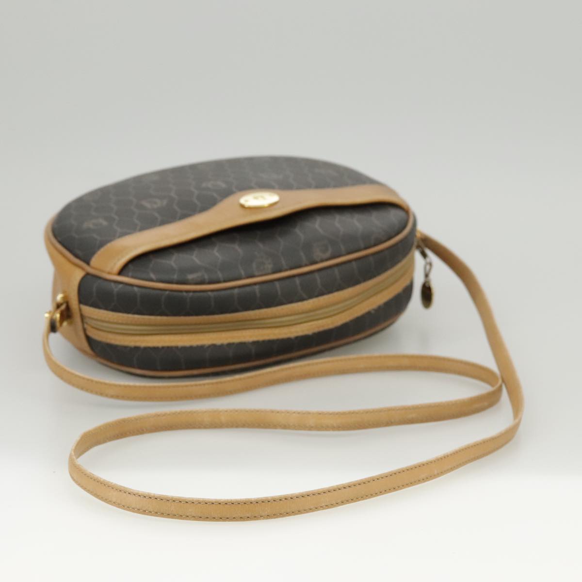 Dior Honeycomb  Canvas Shoulder Bag (Pre-Owned)