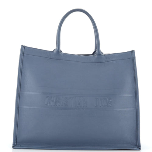 Dior Book Tote Embossed Leather Large