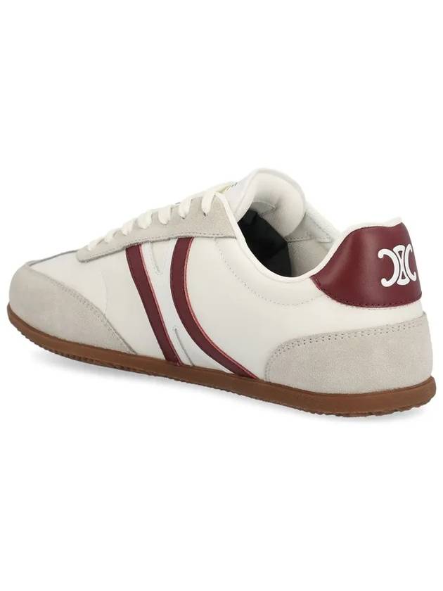 CELINE Jogger Lace-Up Low-Top Sneakers Optic White