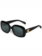 CELINE Eyewear Triomphe 10 Acetate Sunglasses Black