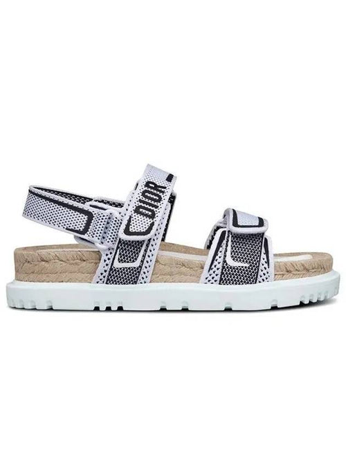 Act Technical Mesh Rubber Sandal White Dior