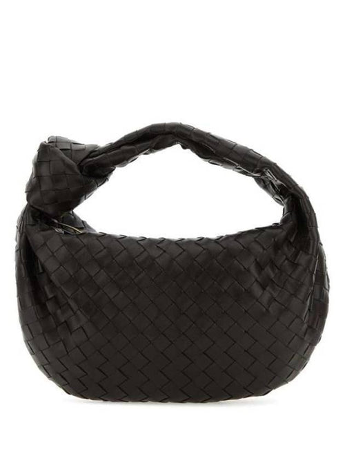 Bottega Veneta Teen Jodie Intrecciato Leather Tote Bag Brown