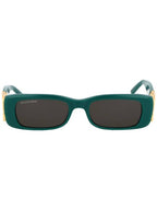 Balenciaga Eyewear Logo Decorated Rectangular Frame Sunglasses BB0096S