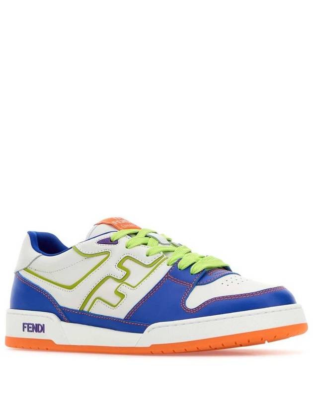 Fendi Match Low Top Sneakers Blue