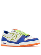 Fendi Match Low Top Sneakers Blue