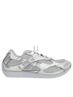 Bottega Veneta Orbit Low-Top Sneakers Silver