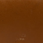 Fendi Brown Leather By The Way Bifold Wallet..