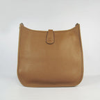 Hermes Evelyne I handbag H6309 light coffee silver