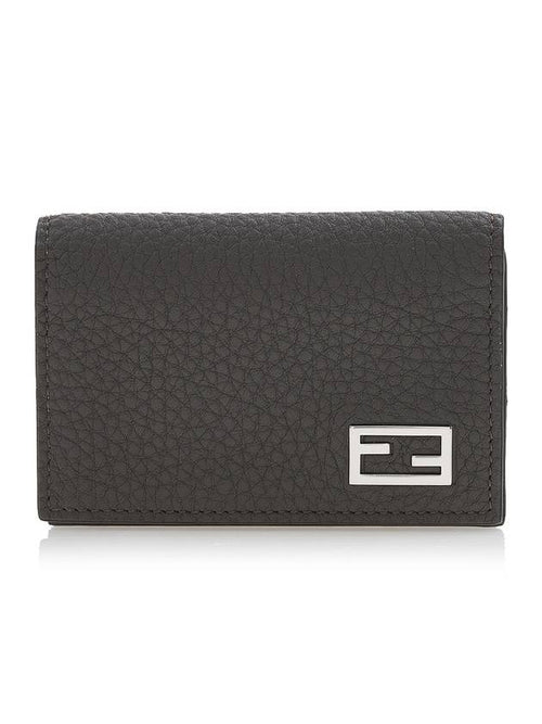 Fendi Baguette Card Wallet Grey
