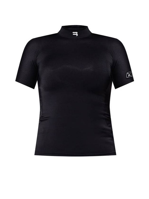 Balenciaga Sporty B Technical Jersey Short Sleeve T-Shirt Black