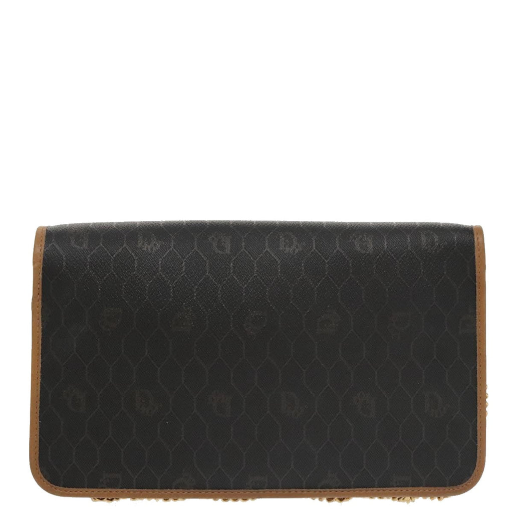 Dior Honeycomb  Canvas Shoulder Bag (Pre-Owned)