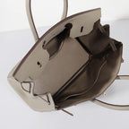 Hermes 35cm Birkin Bag Epsom Leather Grey Gold