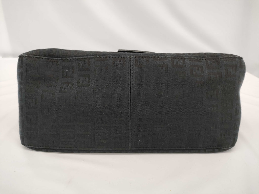 Fendi Zucchino  Leather Shoulder Bag ()