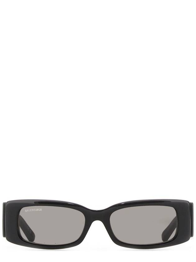Balenciaga Eyewear Max Rectangle Sunglasses Black