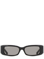 Balenciaga Eyewear Max Rectangle Sunglasses Black